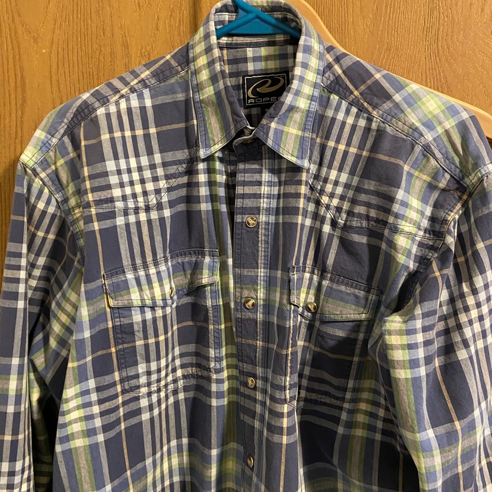 Roper western pearl snap